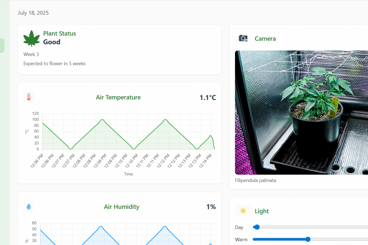 Growbox Webapp